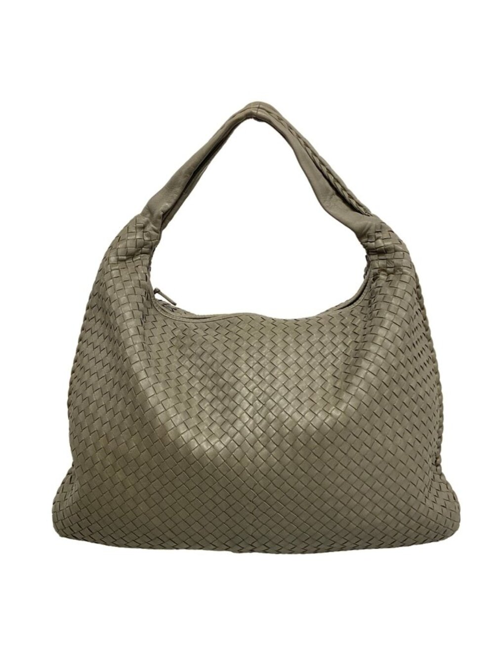 Bottega Veneta Handbag Large Bag Dark Gray Leather